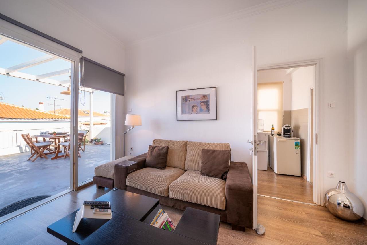The Roof - Flat Sea View In Aegina Town Apartment Exterior photo