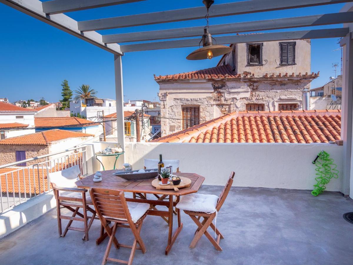 The Roof - Flat Sea View In Aegina Town Apartment Exterior photo